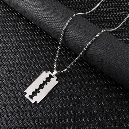 Kpop Safety Razor Necklace