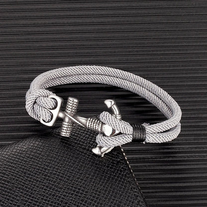 Nautical Survival Rope Waterproof Anchor Bracelet