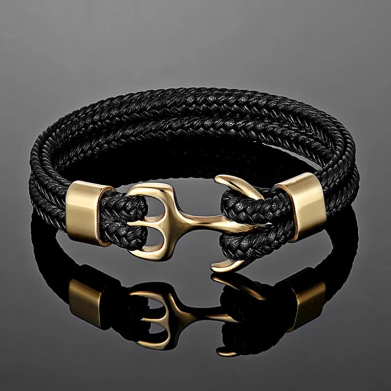 Multilayer Leather Sport Buckle Bracelet