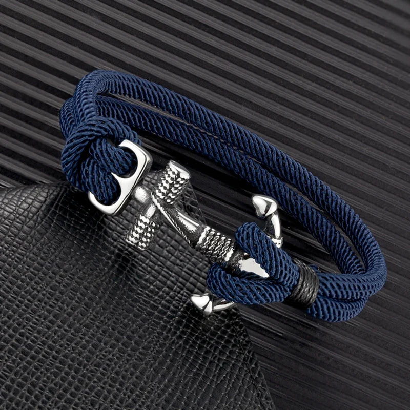 Nautical Survival Rope Waterproof Anchor Bracelet