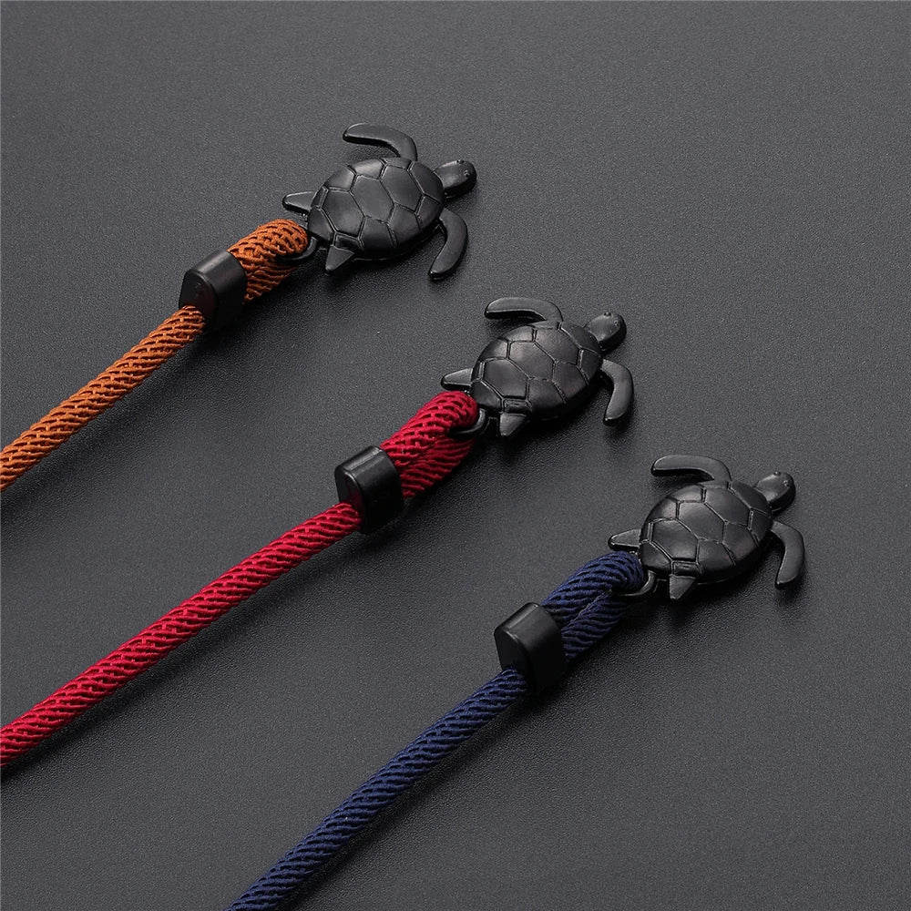 Verstelbare Milan Rope Turtle-armband