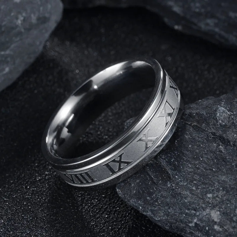 Vintage Roman Numerals Ring