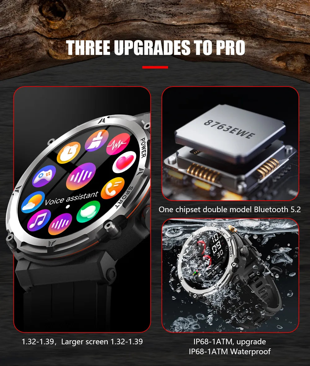 Outdoor Tri-Proof Smart Watch