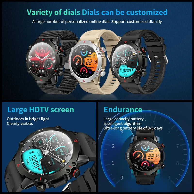 Smart Watch Men Sports Fitness