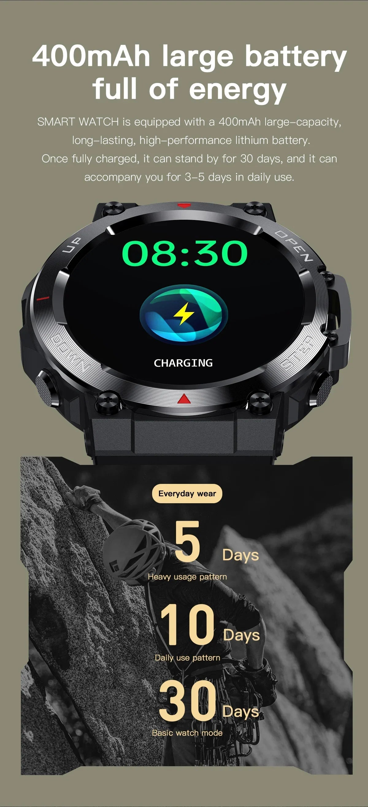 Sport Fitness Tracker Smartwatch