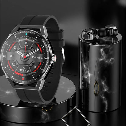 2-in-1 Smartwatch with Wireless Headphones