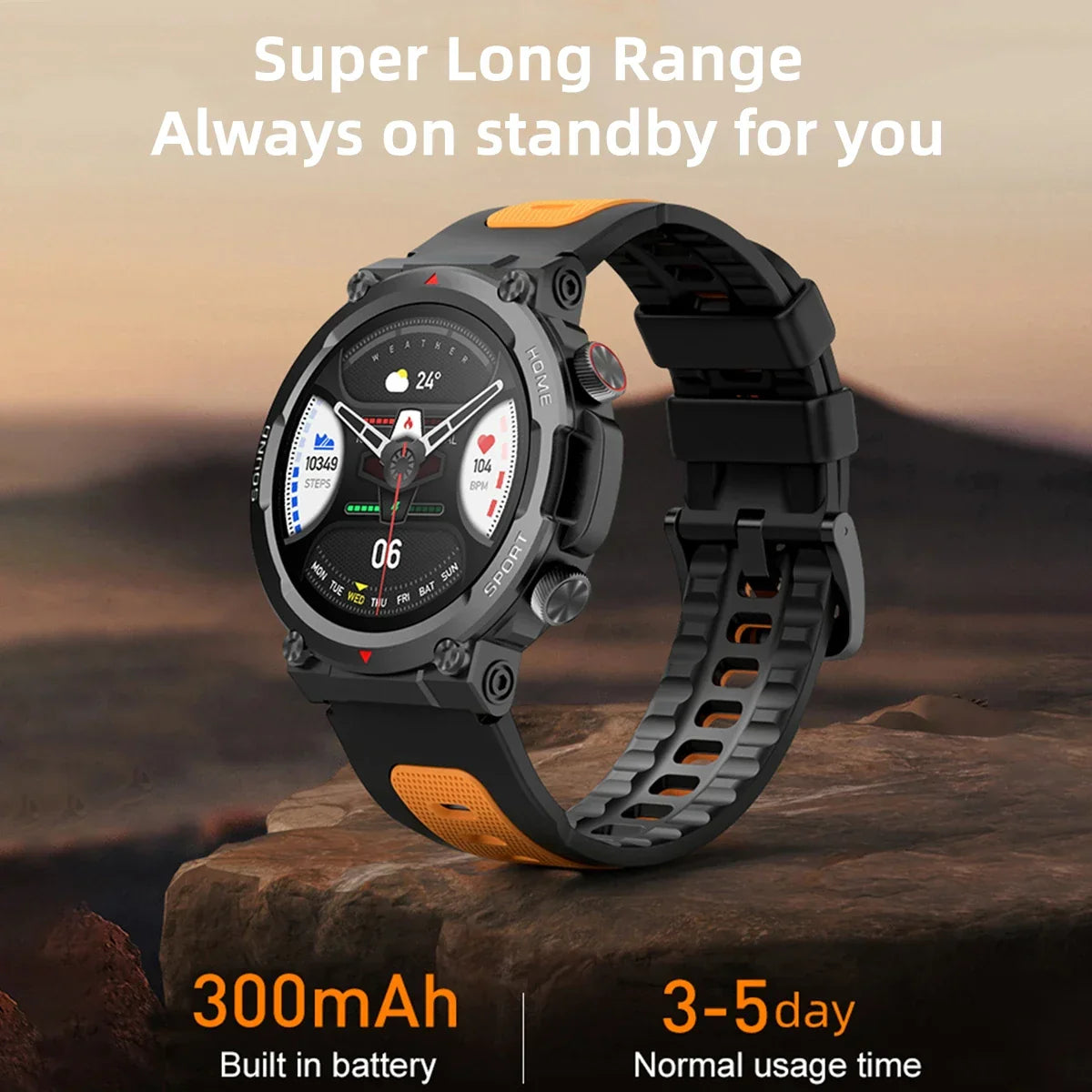 Sports Smart Watch 1.39-Inch TFT