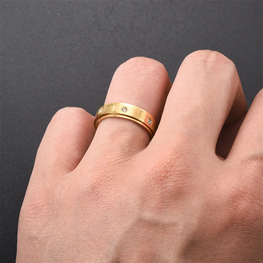 Anti Stress Spinner Couple Rings