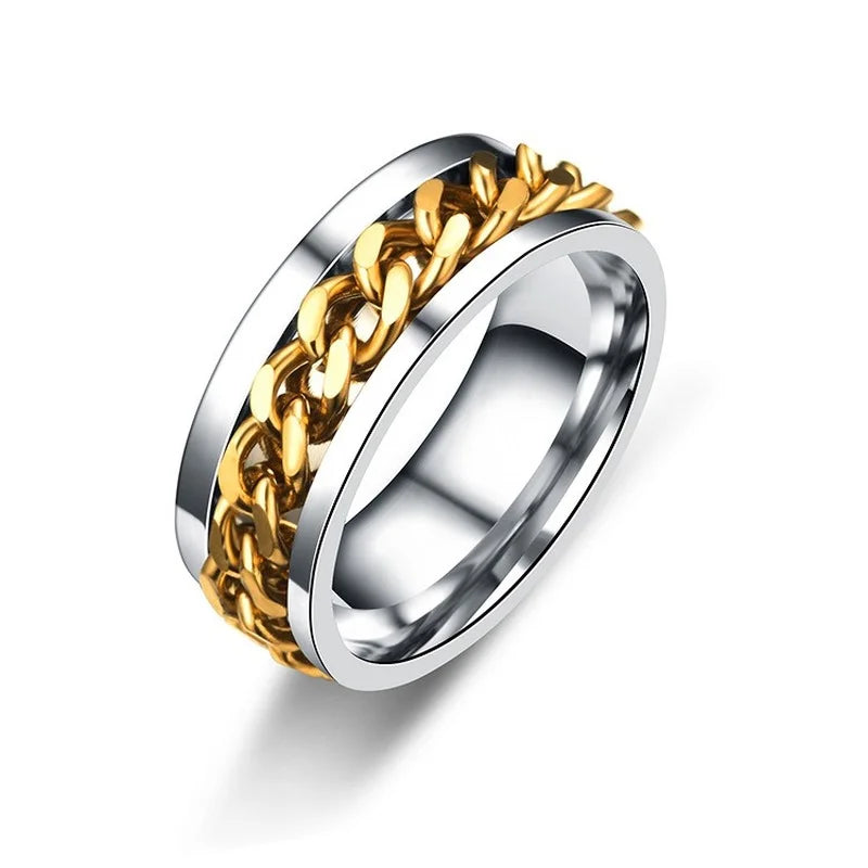 Rotatable Chain Spinner Ring