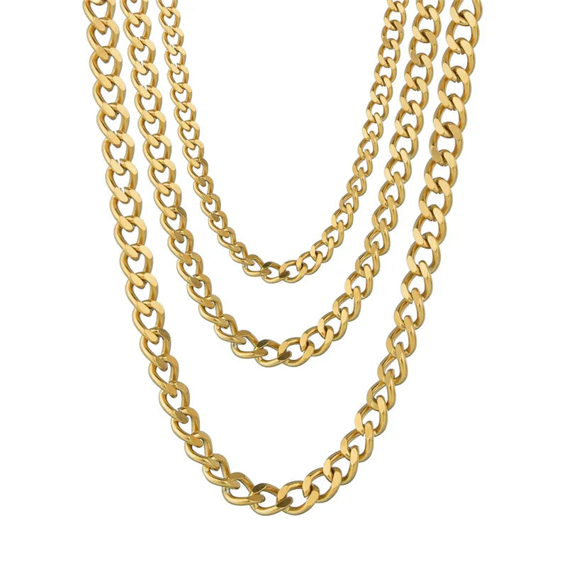 Curb Cuban Link Chain Necklace