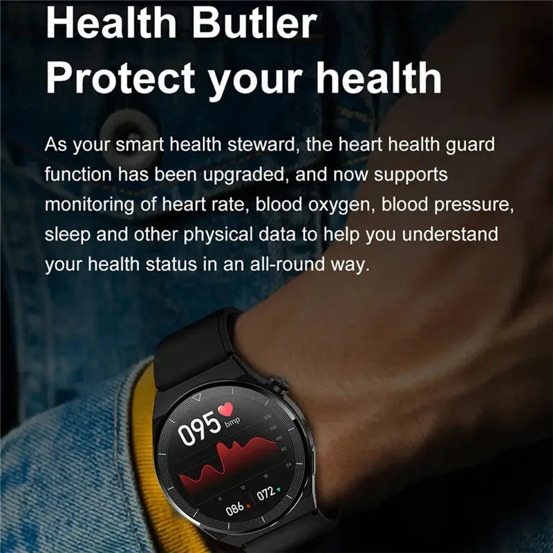 Wireless Charging Heart Rate Monitoring Smartwatch