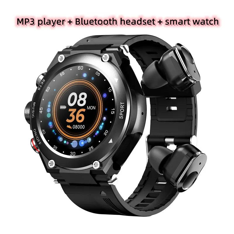 2-in-1 Smart Watch and Earphones