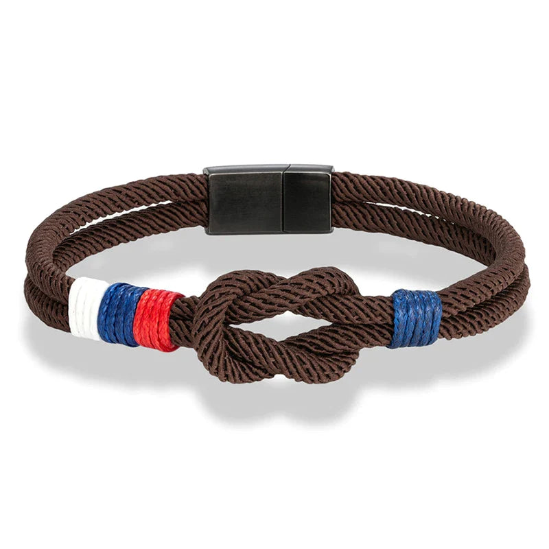 Russisk Flag Infinity Par armbånd