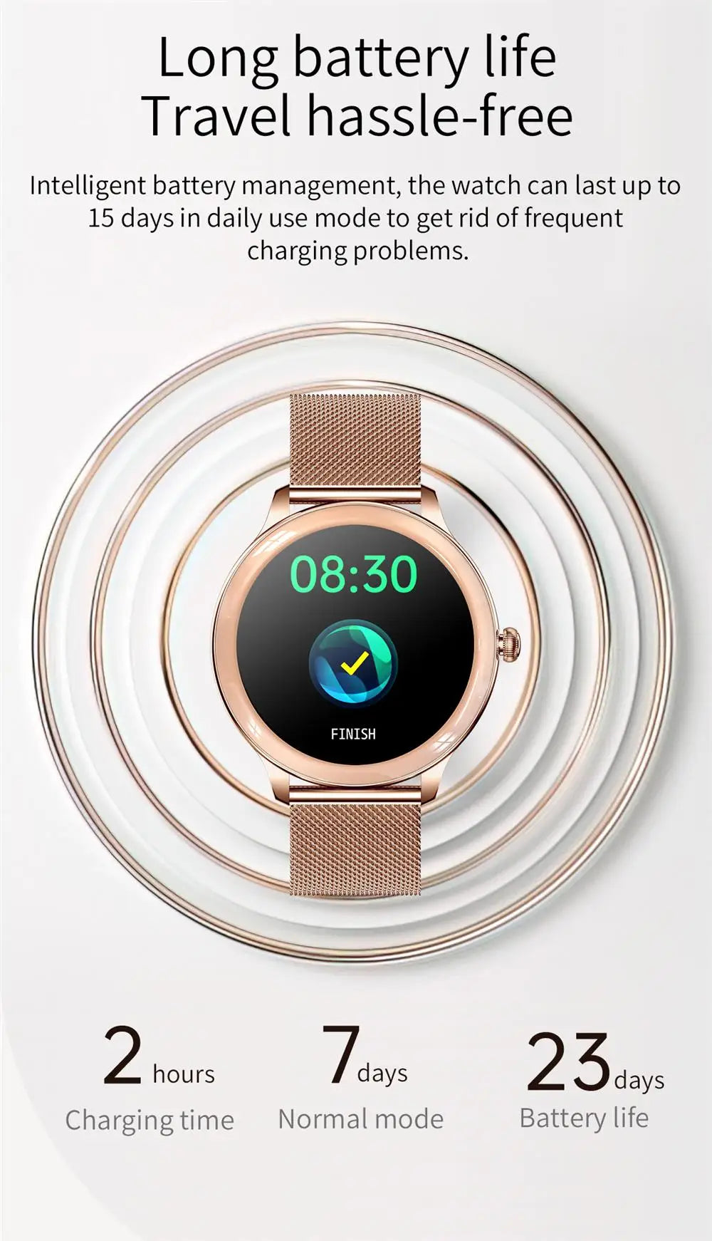 V33 Heart Rate Monitor Smartwatch