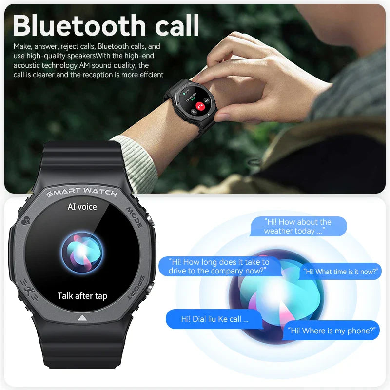 LIGE Bluetooth Call Smart Watch