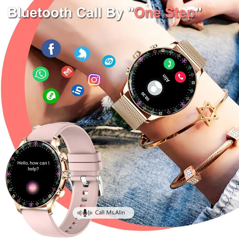 Bluetooth Call Smart Watch Women