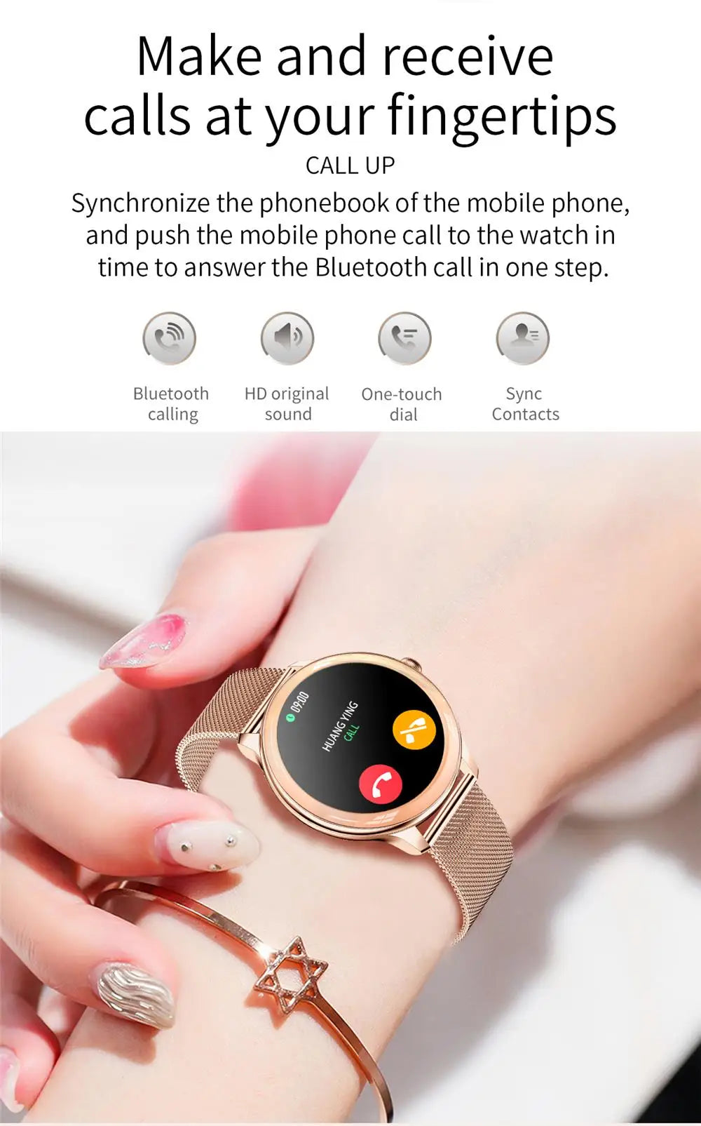 V33 Heart Rate Monitor Smartwatch