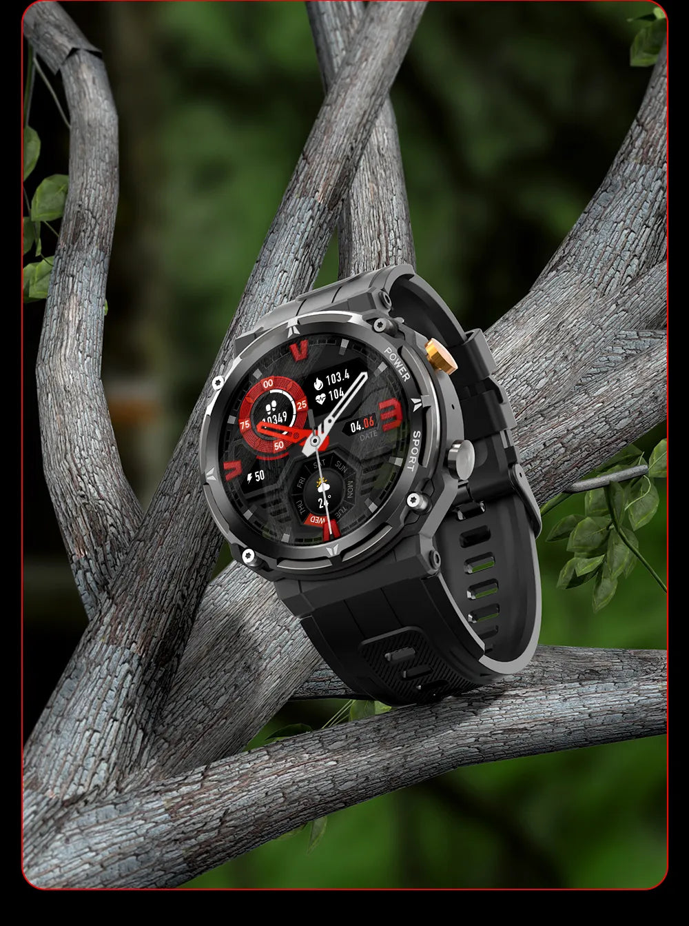 Outdoor Tri-Proof Smart Watch