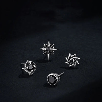 Windmill Ear Stud Earrings