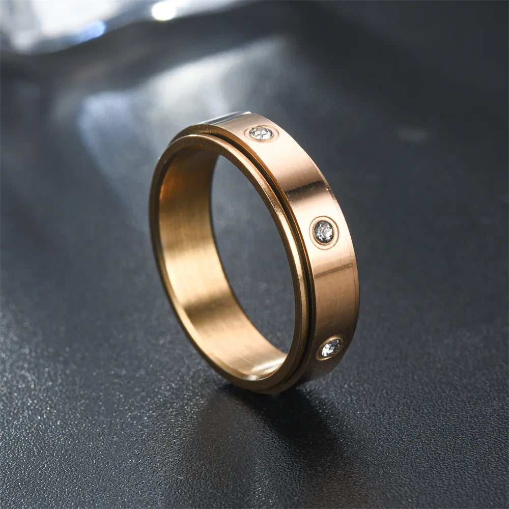 Anti Stress Spinner Couple Rings