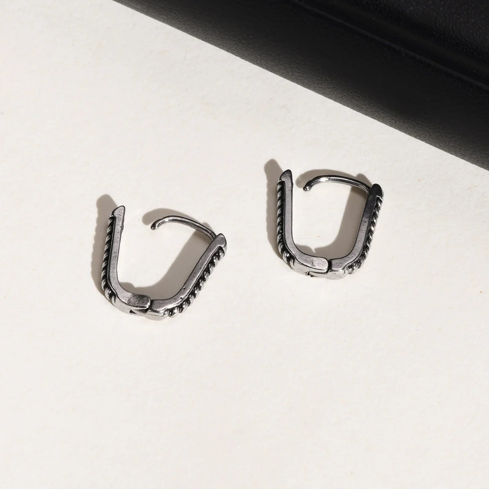 Stylish Geometric Hoop Earrings