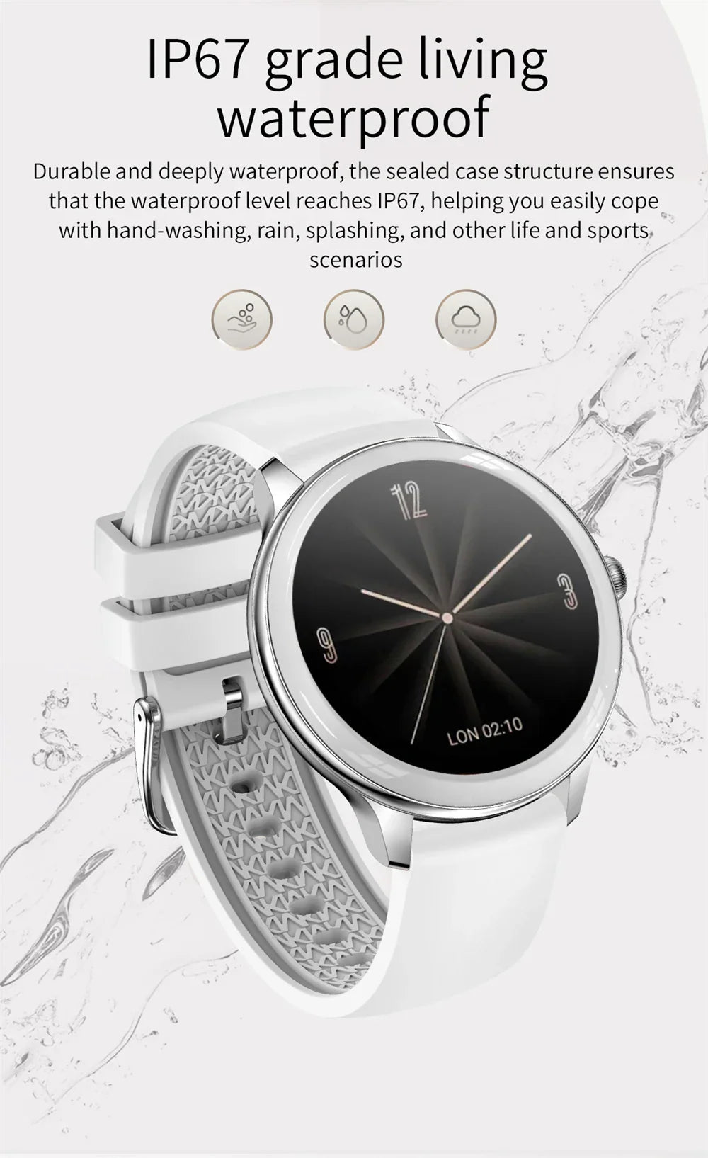 V33 Heart Rate Monitor Smartwatch