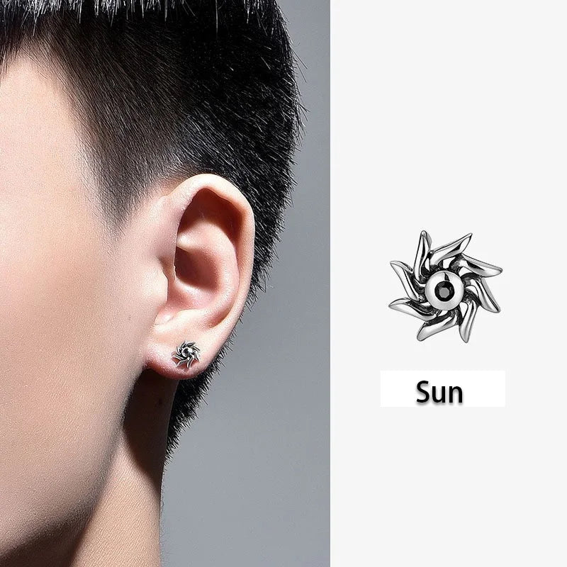 Windmill Ear Stud Earrings