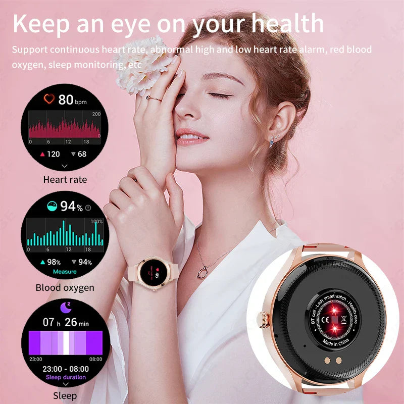 Crystal Smartwatch Silicone Strap