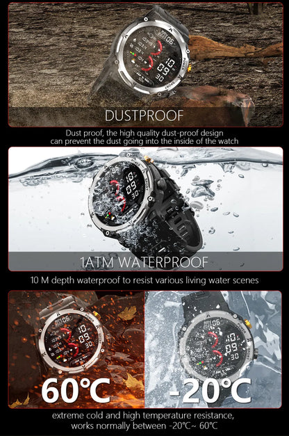 Outdoor Tri-Proof Smart Watch