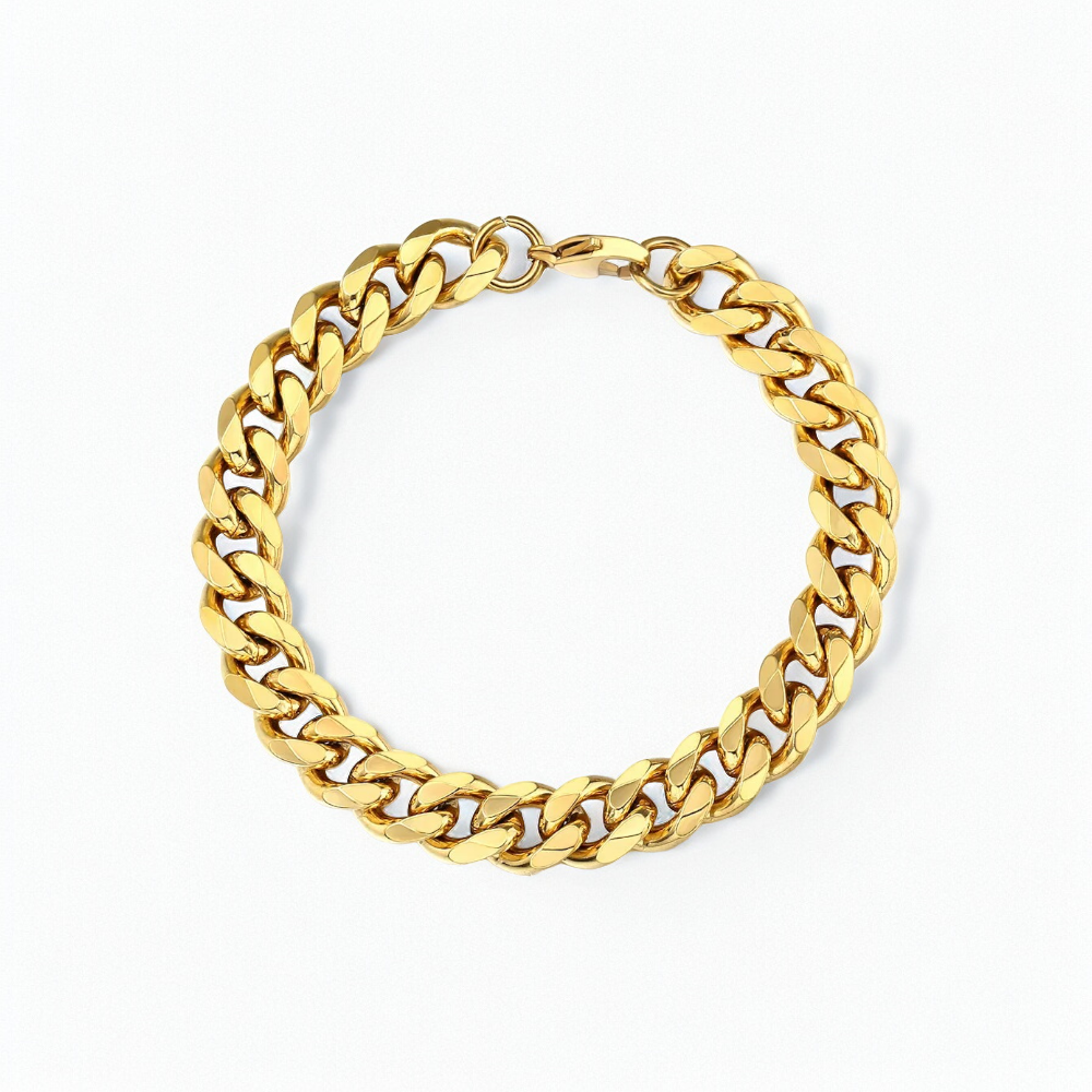 Curb Cuban Link Chain Bracelet