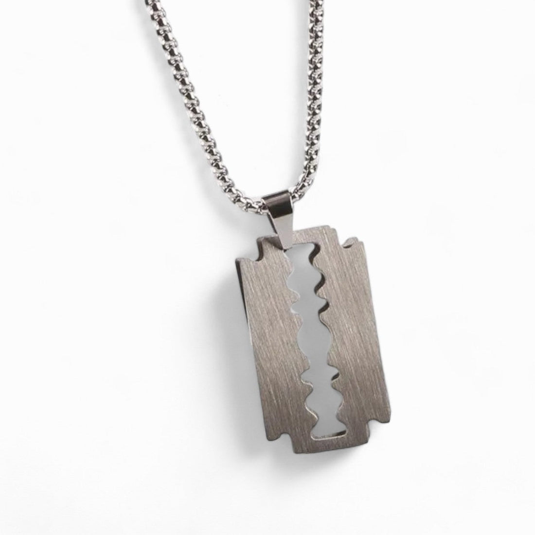 Kpop Safety Razor Necklace