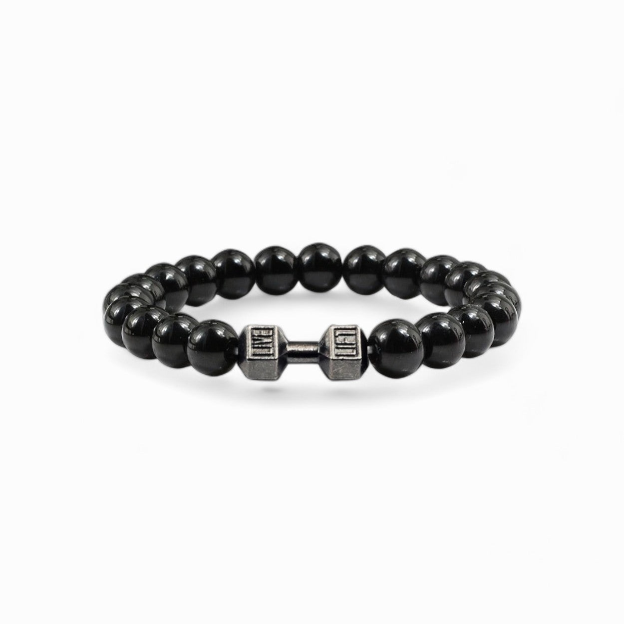 Gym Dumbbells Beads Bracelet