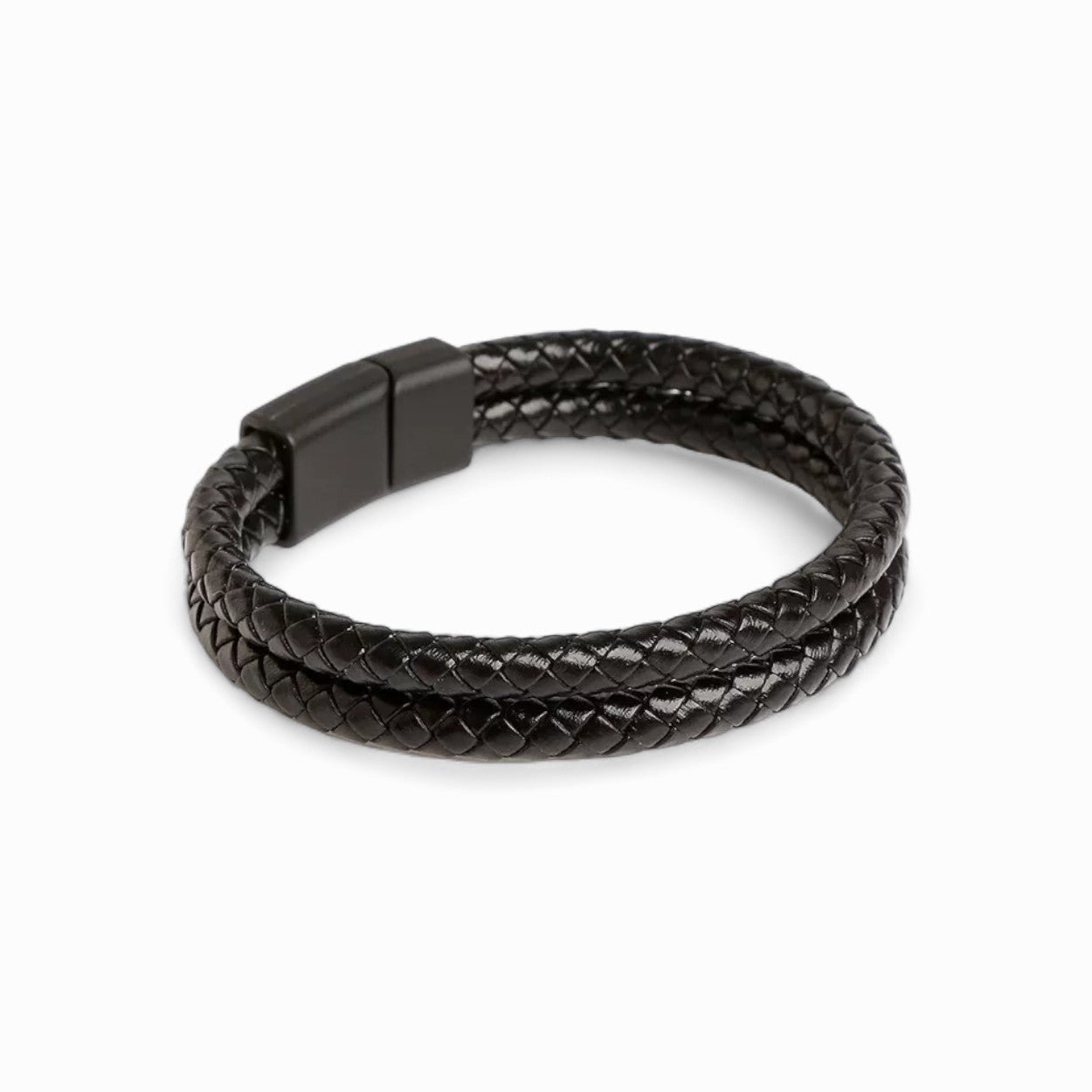 Double Leather Charm Bracele