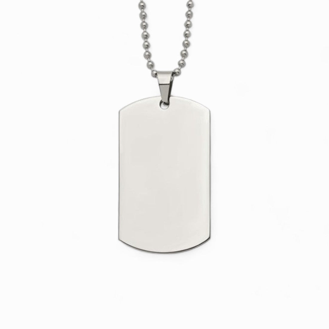 Military Style Chain Pendant Necklace