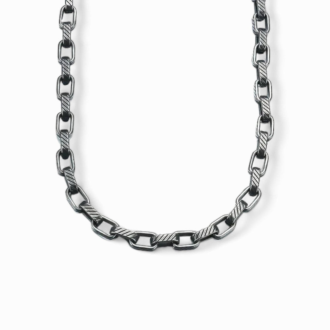 Long Stainless Steel Chain Necklace