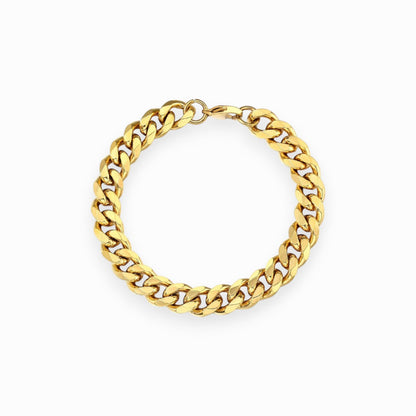 Curb Cuban Link Chain Bracelet