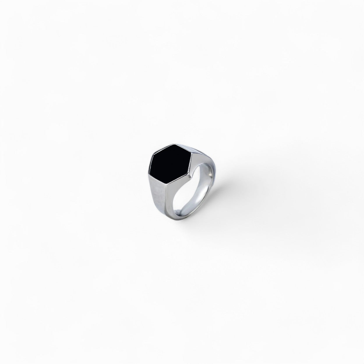 Punk Hip Hop Hexagon Vinyl Ring